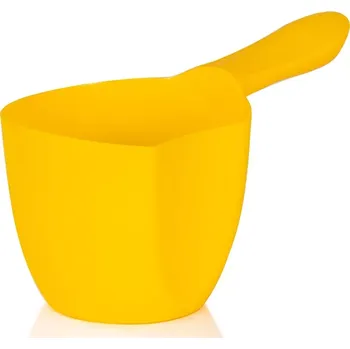 Hračka pro nejmenší Oplachovací kelímek do koupele Chipolino Little Fish žlutý