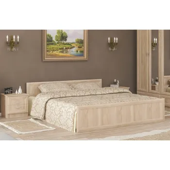 Postel Postel PLANTAGO 160x200, dub sonoma + PROVĚŘENO zákazníky + vyzvednutí ZDARMA