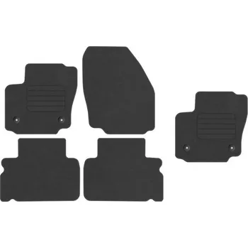 autokoberec Kobercové rohožky Edecor velurové 5 ks