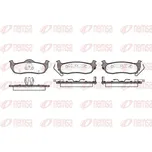 Sada brzdových destiček, kotoučová brzda REMSA 1106.02