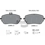 Sada brzdových destiček, kotoučová brzda BENDIX Braking BPD2318