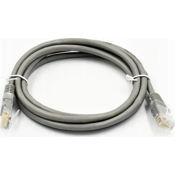 Síťový kabel Patchcord Blow U/UTP 5e RJ45 / RJ45 1,5 m šedý