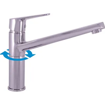 Vodovodní baterie VICTORIA - Dřezová baterie, Chrom VI204.0, RAV Slezák Barva: Chrom, Rozměr: 3,8"