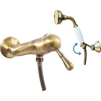 Vodovodní baterie LABE - Sprchový set s baterií, Stará mosaz (Bronz) L481.5/2SM, RAV Slezák