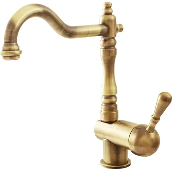 Dřezová baterie pro nízkotlaké ohřívače, Stará mosaz (Bronz) E408.0/8SM, RAV Slezák Barva: Stará mosaz (Bronz), Rozměr: 3,8"