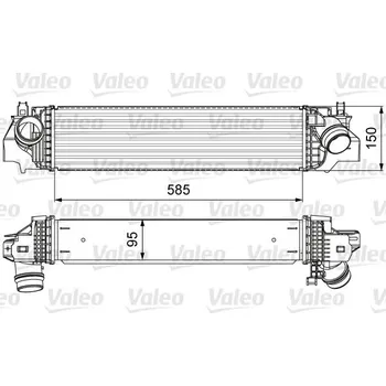 Chladič motoru Chladič turba VALEO WYPRZEDA˝ 818640