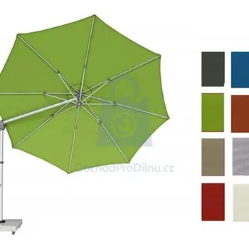 Slunečník Slunečník zahradní, s boční tyčí, EXPERT 350P zelený, balení 1 ks