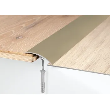 Podlahová lišta Profilteam přechodová lišta narážecí vyrovnávací 50x2700 Šampaň E02