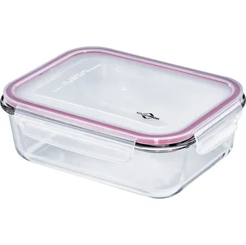 Svačinový box Obědový box/úložná nádoba, skleněná, velká, Küchenprofi