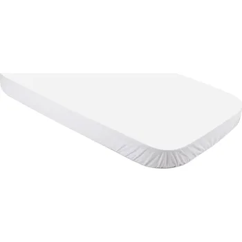Dětská postýlka Monbaby nábytek Waldin Prostěradlo k velké rostoucí postýlce pro miminko - obdélníkové Barva: Bílá