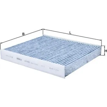 Ventilátor topení a klimatizace Filtr, vzduch v interiéru KNECHT LAK 809