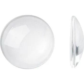 Korálek CZ Kabošon kruh 12mm transparentní