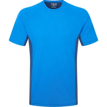 Pánské tričko Rab Pánské triko Trail Tee Barva: Maya Blue/Tempest Blue, Velikost: L