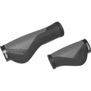 grip T-ONE gripy Ripple Ergo 1lock 130/90 mm (černá/šedá)