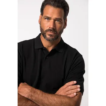 Dámské tričko JP1880, Plus size Polokošile, kolekce Basic, piké, krátké rukávy, do 10 XL pro plnoštíhlé nadměrná velikost, 702560130-1454, černý, 5XL, Plus size oblečení, Oblečení pro vysoké muže, Nadměrné velikosti, Oblečení pro plnoštíhlé.