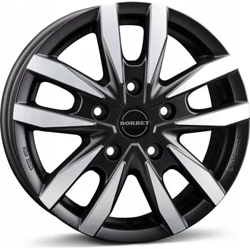 Alu kolo Hliníkový disk Borbet CW5 6.0" x 16" 5x118 ET 68