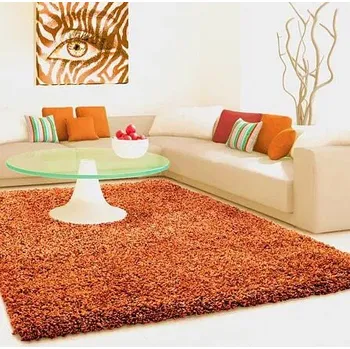 Koberec MONO Kusový koberec Efor Shaggy 3419 Orange BARVA: Oranžová, ROZMĚR: 60x115 cm