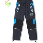 Dětské softshellové kalhoty/jarní Kugo HK8581 šedá/modrá Velikost oblečení: 128