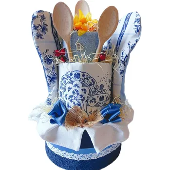 Bytová dekorace Veratex Textilní dort dvoupatrový - cibulák