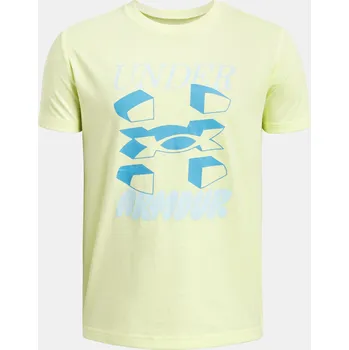 Chlapecké tričko Chlapecké tričko Under Armour UA B SPLIT BIG LOGO SS 1390003-727 Žlutá YLG