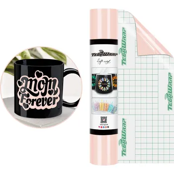 Samolepící dekorace Lesklý - Pastel Pink - samolepící vinylová folie TeckWrap Velikost: 0,3 x 1,5 m