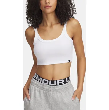 Dámské tílko Under Armour UA Rival Rib Baby Tank 6000265-100 Bílá XS