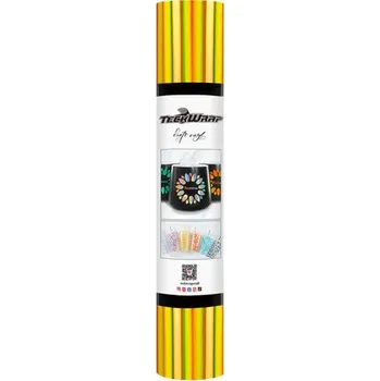 Samolepící dekorace TeckWrap Holographic Glossy Rainbow - Luxury Gold Velikost: 30,5 x 30 cm