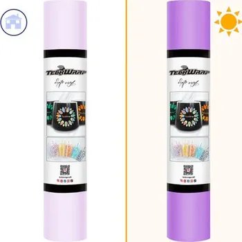 Samolepící dekorace TeckWrap UV Changing - Light Purple Velikost: 30,5 x 30 cm