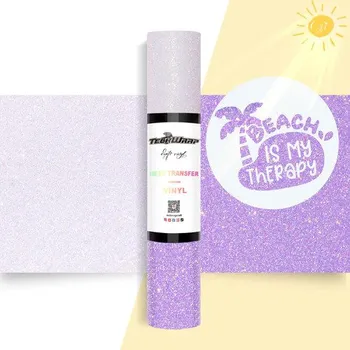 Samolepící dekorace TeckWrap Glitter UV Color Changing HTV - Purple Velikost: 0,25 x 1,5 m