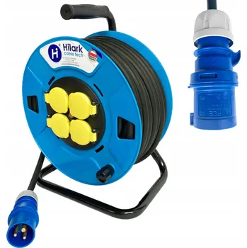 Napájecí kabel Prodlužovací Kabel pro karavan kemping CEE gumový OW H05RR-F 3x2,5 buben 3m