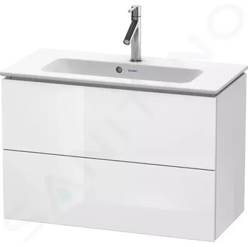 Koupelnový nábytek Duravit L-Cube Umyvadlová skříňka Compact, 55x82x39 cm, 2 zásuvky, lesklá bílá, LC625702222