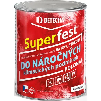 Lak na dřevo Detecha SUPERFEST Barva: zelený, Balení: 0,8 kg