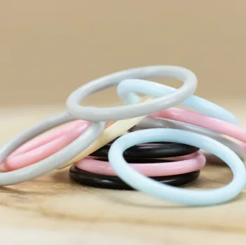 Prsten Prstýnek Double Barva: Béžová, Velikost: L - 64 mm