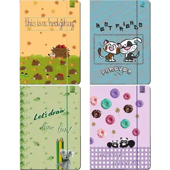 Kancelářská složka na dokumenty a osobní spisy s gumou A4 BFF Bee-Bee 20 ks