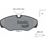 Sada brzdových destiček, kotoučová brzda BENDIX Braking BPD1042