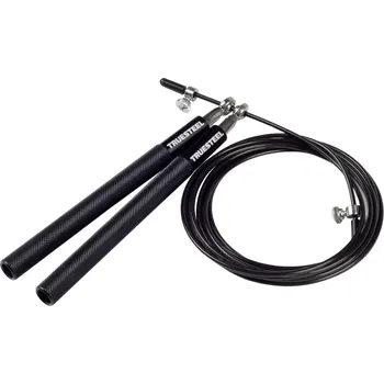 Švihadlo TRUESTEEL Hliníkové speed rope švihadlo Černé