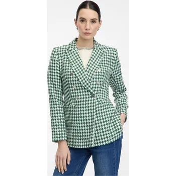 Dámské sako Zelené dámské vzorované sako ORSAY - Dámské Orsay kaki 3282204