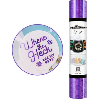 Samolepící dekorace TeckWrap Holographic Starlight - Ultra Purple Velikost: 30,5 x 30 cm