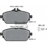 Sada brzdových destiček, kotoučová brzda BENDIX Braking BPD1115