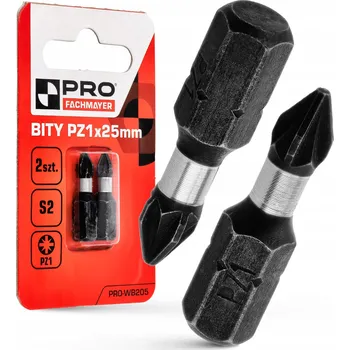 Bit PRO Bity 25mm Pozidriv PZ1 2 ks ocel uhlíková S2