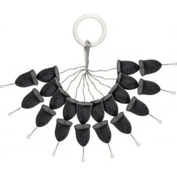 Carp Zoom Bullet Float Stopper - 20 ks/černá/8x10mm