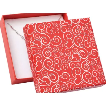 Dárková krabička Zlatnictví Helios Krabička na soupravu se srdíčky