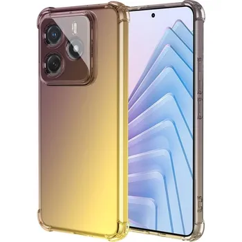 Pouzdro na mobilní telefon Kryt Xiaomi Redmi Note 14 5G Shock duhový purpurovo-žlutý (obal neboli pouzdro na Xiaomi Redmi Note 14 5G)