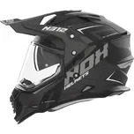 NOX Enduro helma na motorku N312 Vapor černá/šedá matná L