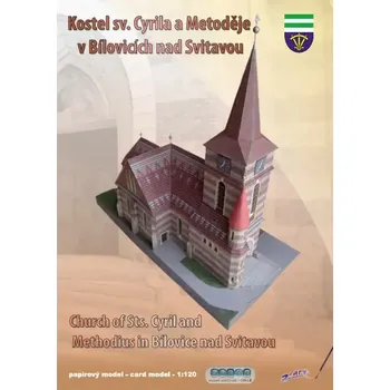 Papírový model Kostel sv. Cyrila a Metoděje v Bílovicích nad Svitavou (1:120) (Z-Art)