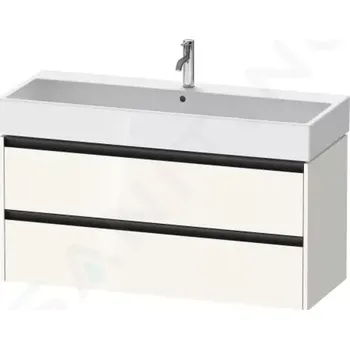 Koupelnový nábytek Duravit Ketho.2 Umyvadlová skříňka 55x118x46 cm, 2 zásuvky, lesklá bílá, K25279022220000
