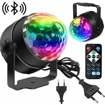 LED REFLEKTOR PAR RGBW MALÝ LEHKÝ SCÉNICKÉ OSVĚTLENÍ PÁRTY DÁLKOVÉ OVLÁDÁNÍ SLIM