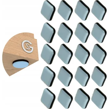 Prostěradlo Samolepicí podložka na nábytek 2x2 cm 20 ks