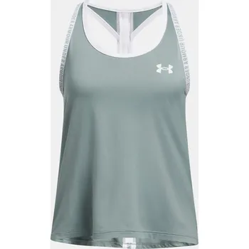 Dívčí tričko Dívčí tílko Under Armour Tech Knockout Tank 1363374-348 Zelená YMD