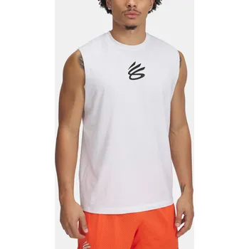 Pánské tílko Pánské tílko Under Armour Curry SLVS Tee 1390352-100 Bílá LG